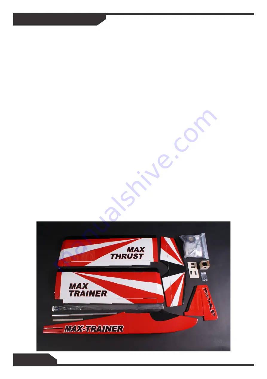 Max-Thrust MAX TRAINER Balsa Pro-Built Series Manual Download Page 2