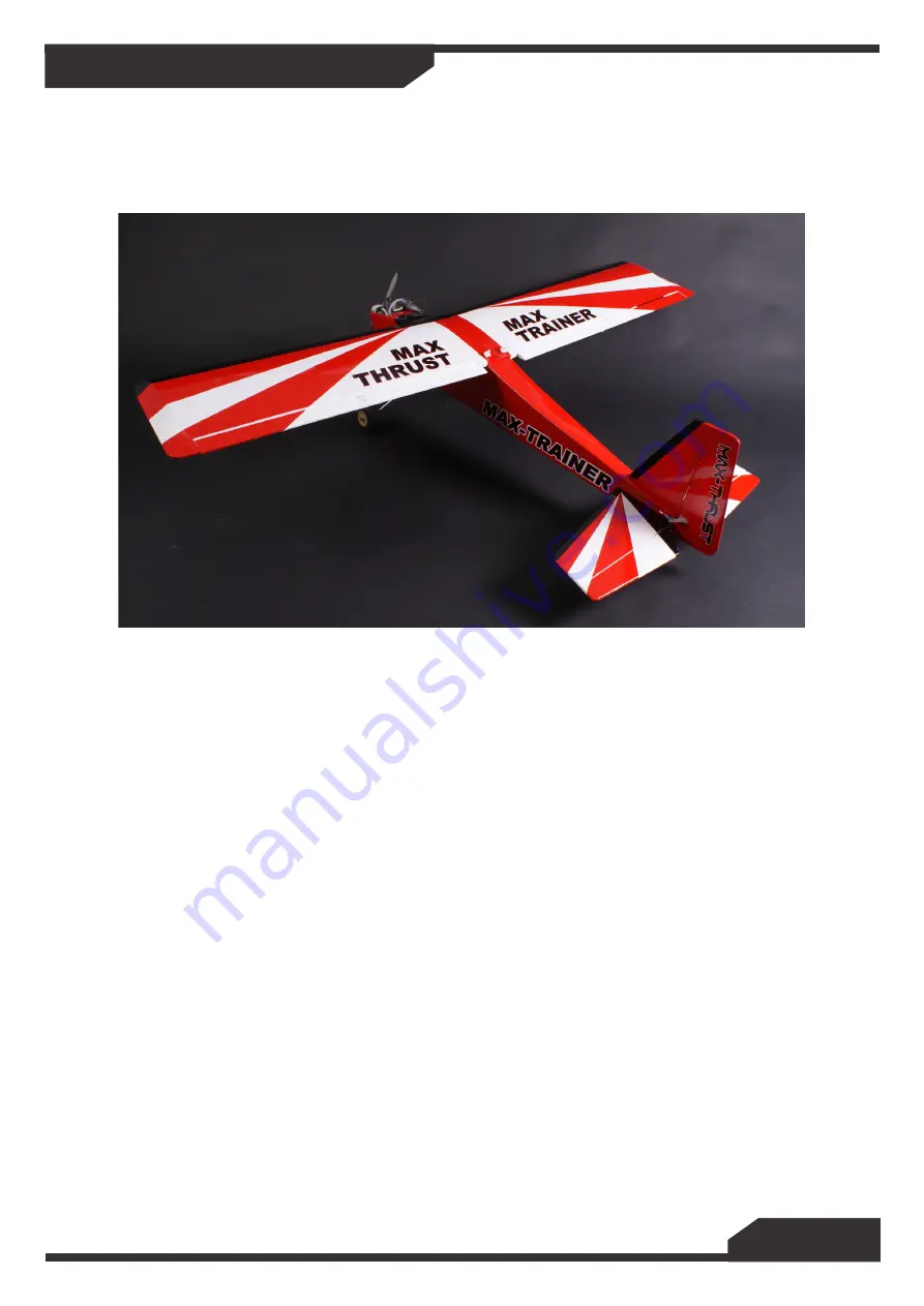 Max-Thrust MAX TRAINER Balsa Pro-Built Series Скачать руководство пользователя страница 15