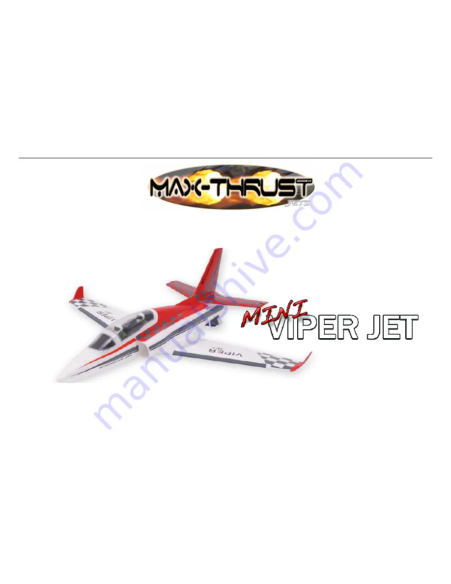 Max-Thrust Mini Viper Jet Assembly And Operating Manual Download Page 1