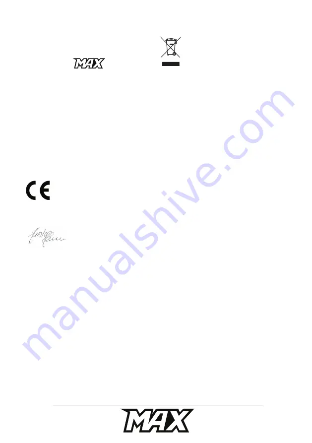 Max 43803 Instruction Manual Download Page 8