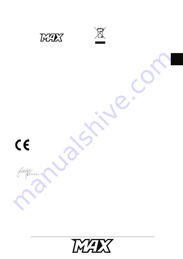 Max 78704 Instruction Manual Download Page 31