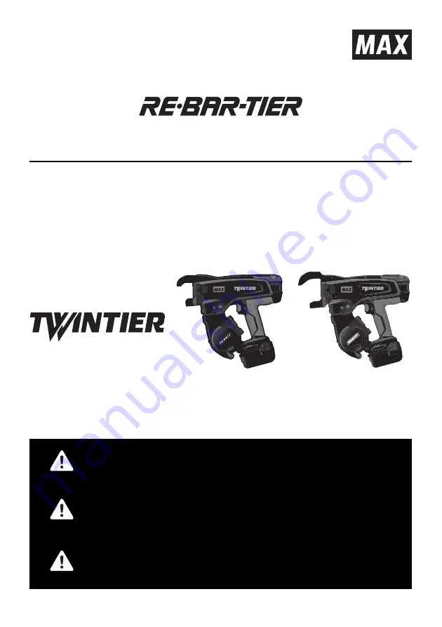 Max Twintier RB441T Скачать руководство пользователя страница 1