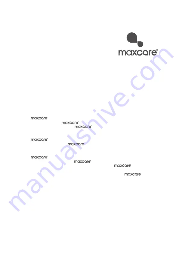 Maxcare MAX-M01MC0557 Скачать руководство пользователя страница 2