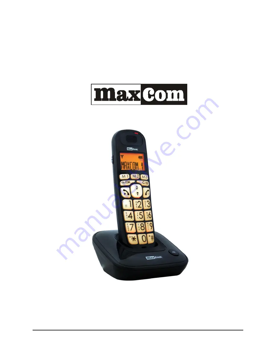 Maxcom MC 6800 Скачать руководство пользователя страница 1