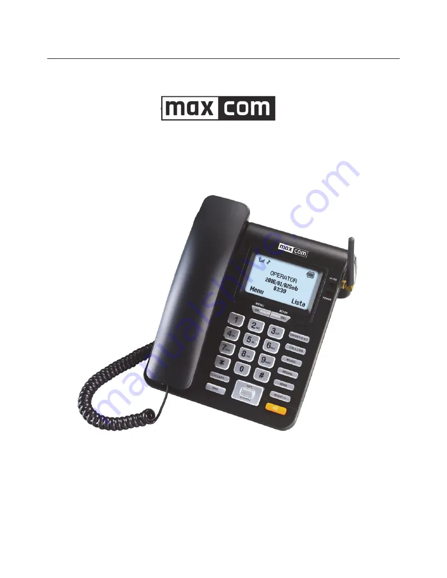 Maxcom MM28D HS Скачать руководство пользователя страница 1