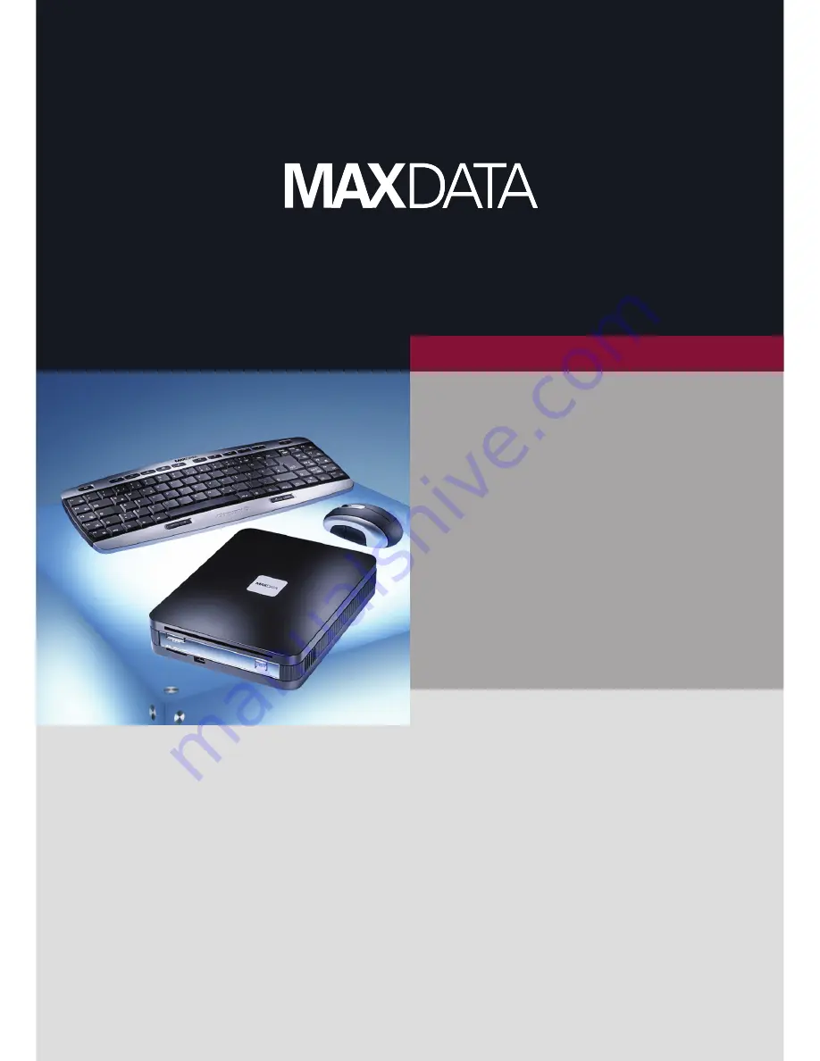 MAXDATA FAVORIT XS Series Скачать руководство пользователя страница 1