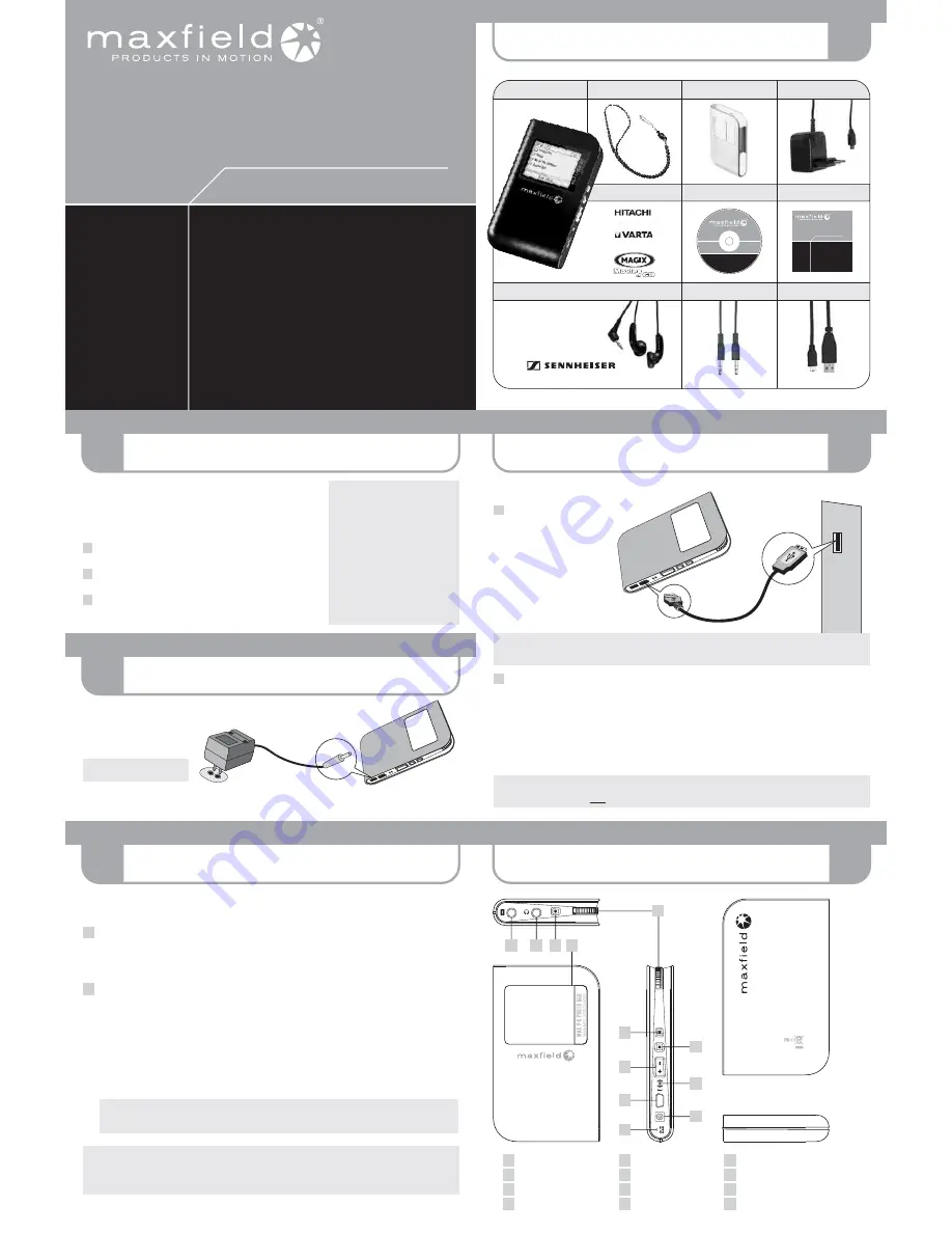 Maxfield 6GB Quick Start Manual Download Page 1