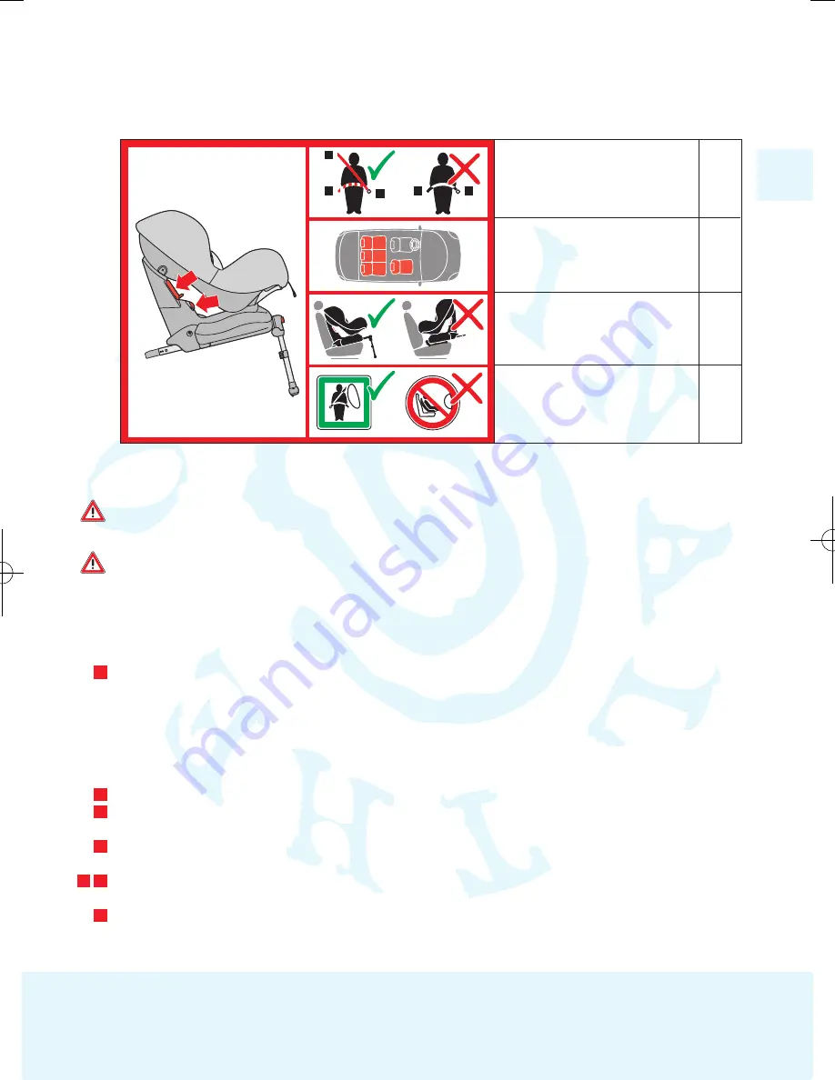 Maxi-Cosi PrioriFix Instructions For Use Manual Download Page 57