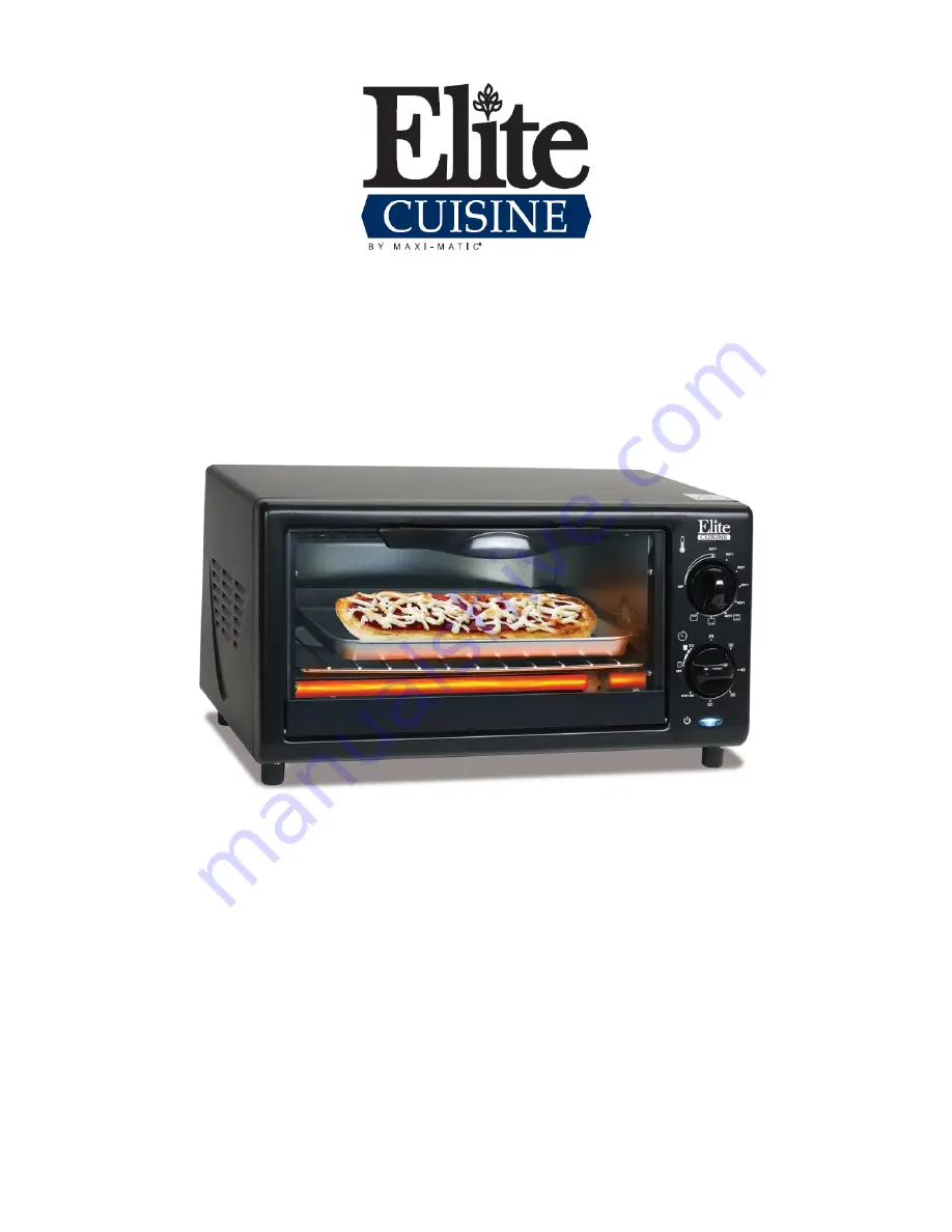 Maxi-matic Elite Cuisine EKA-9210XB Скачать руководство пользователя страница 1