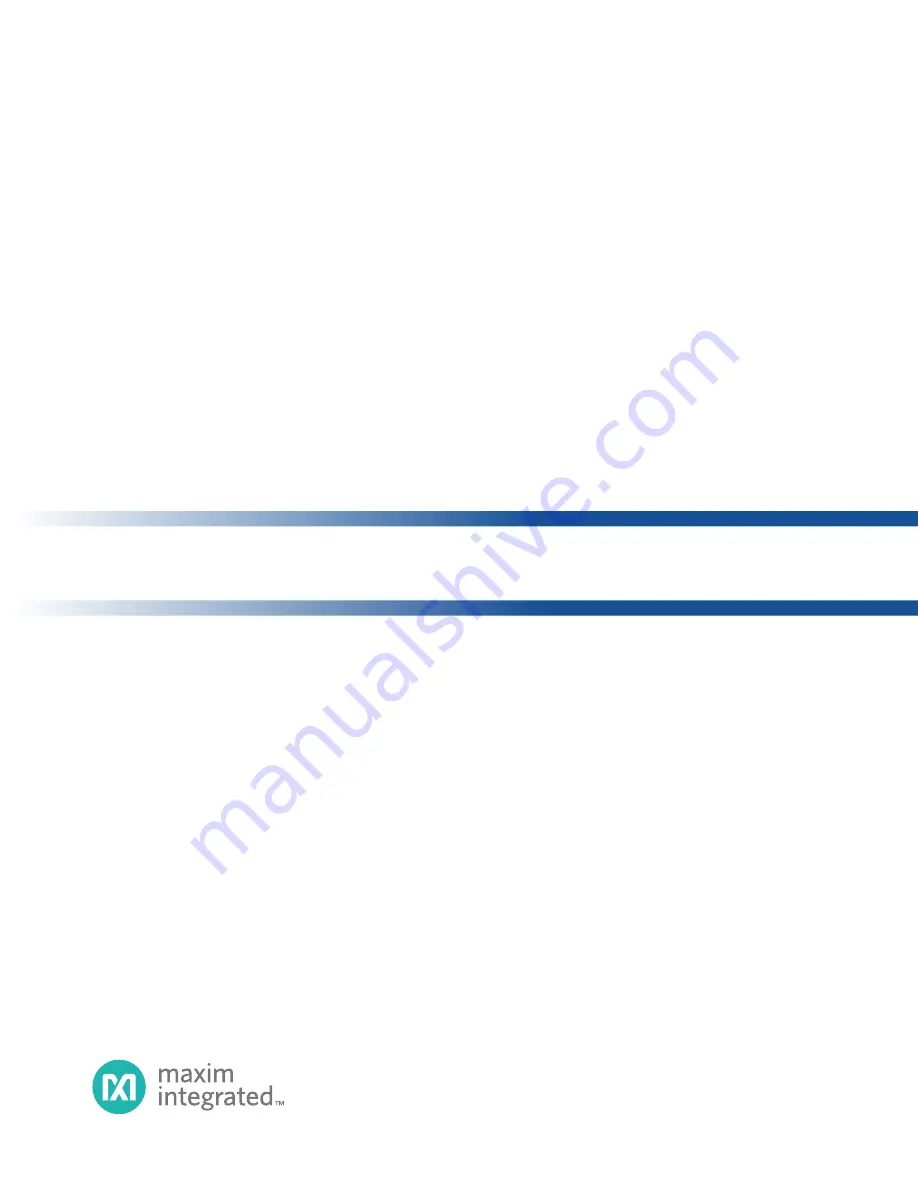 Maxim Integrated MAX31782 User Manual Download Page 1