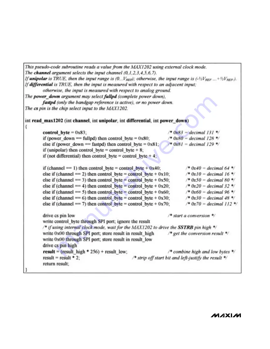 Maxim MAX1202 Manual Download Page 6