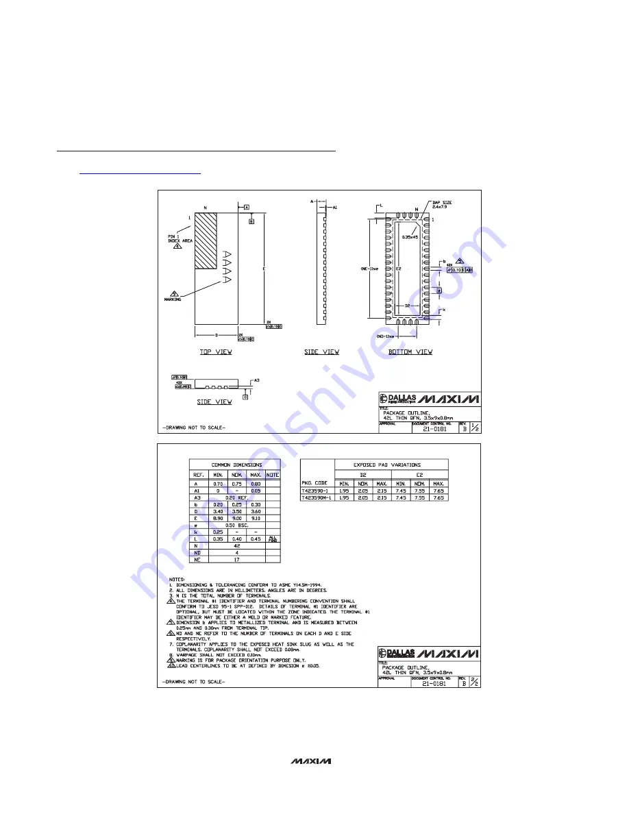 Maxim /MAX4889A Instructions Manual Download Page 14