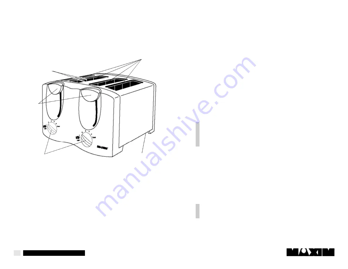 Maxim MAXT4W Use And Care Manual Download Page 14