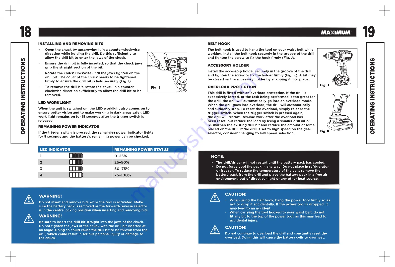 Maximum 054-7160-8 Instruction Manual Download Page 10