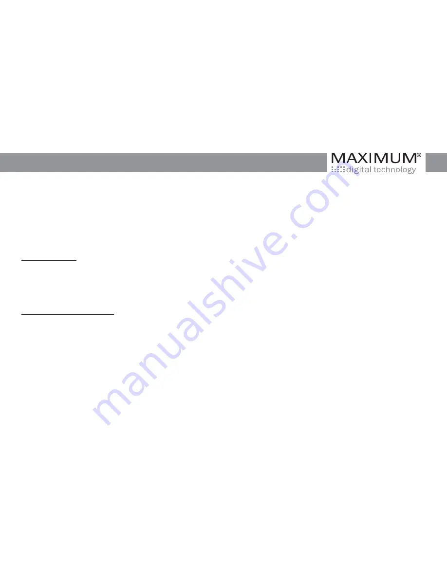 Maximum T-105 FTA PVR User Manual Download Page 18