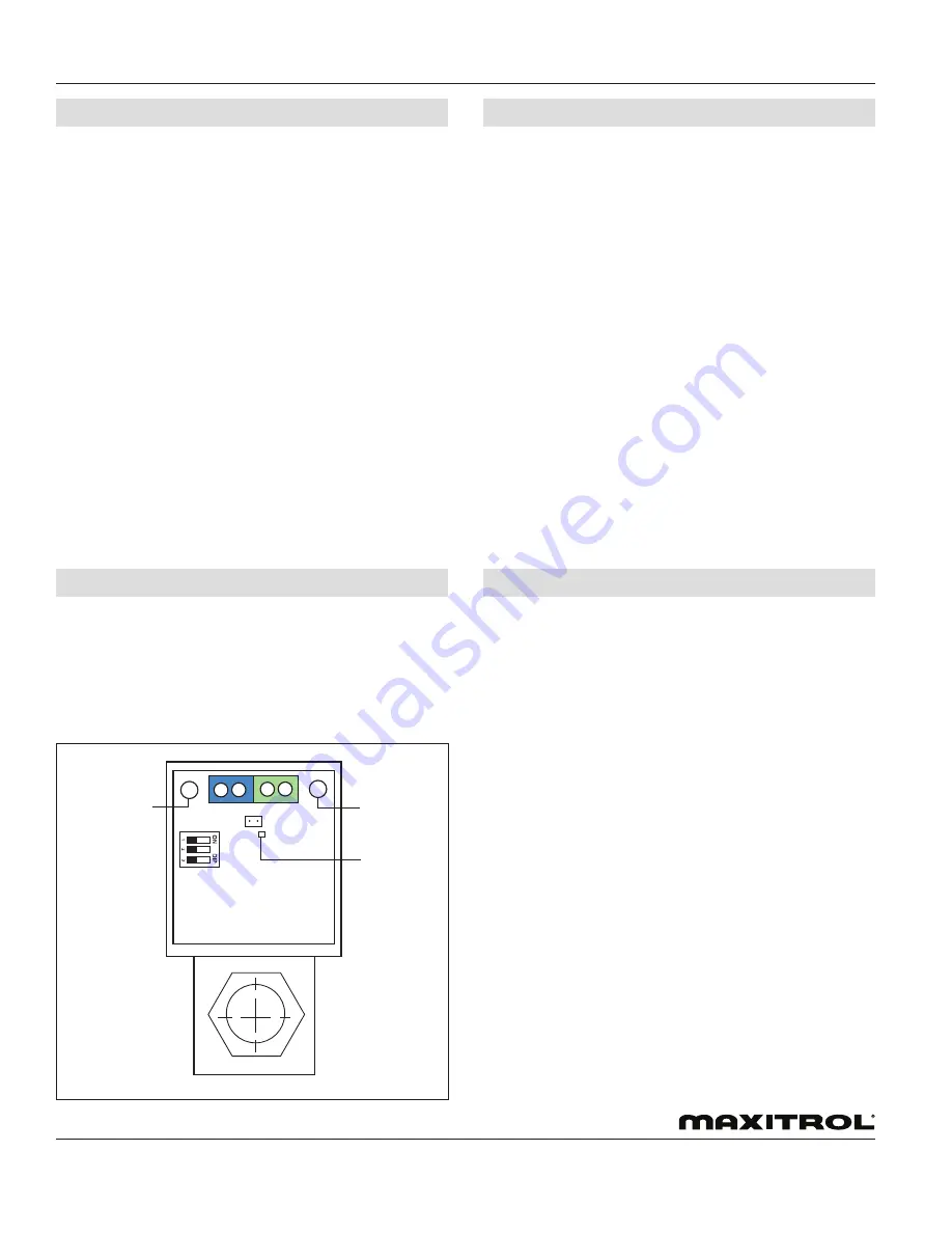 Maxitrol EXA E40 Series Instructions Download Page 4