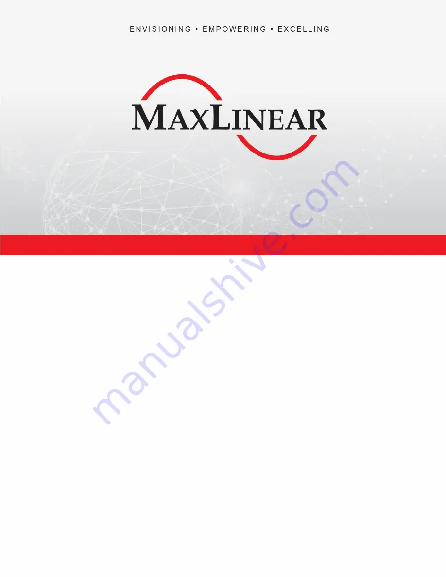 MaxLinear MxL7213 User Manual Download Page 1