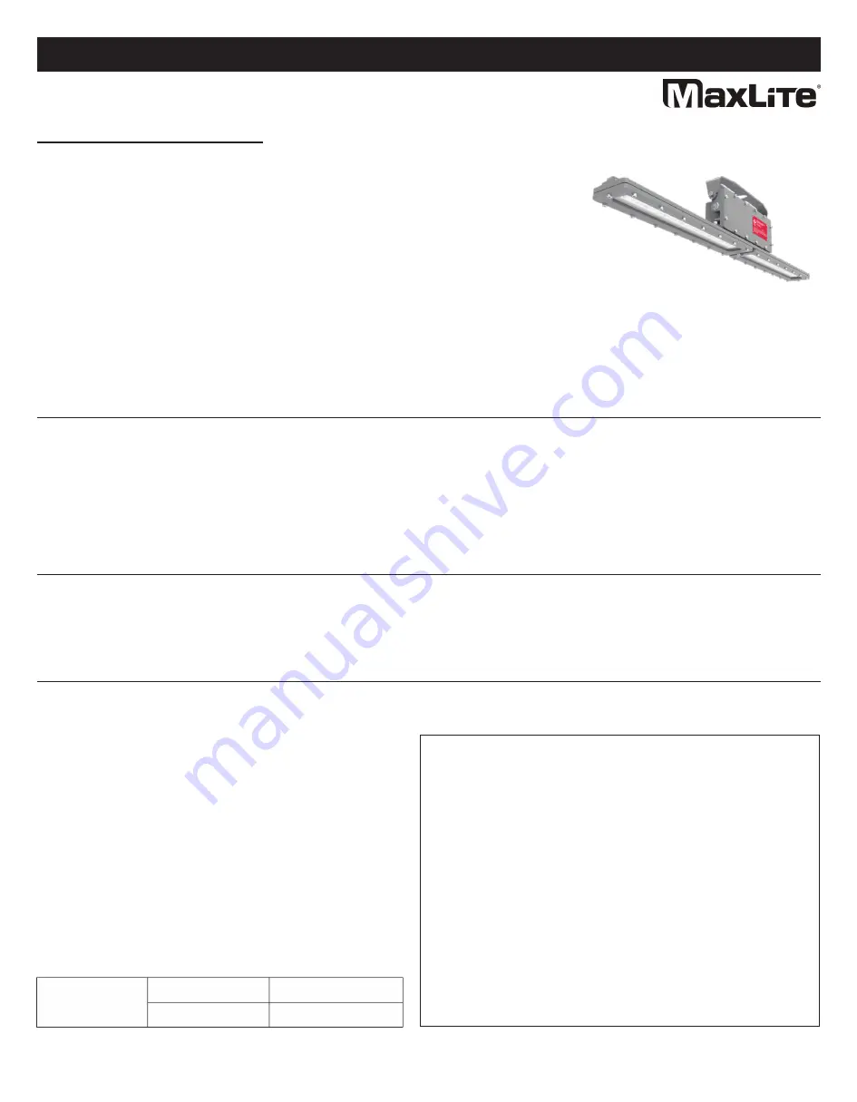 MaxLite CID1 Operating Instructions Download Page 1