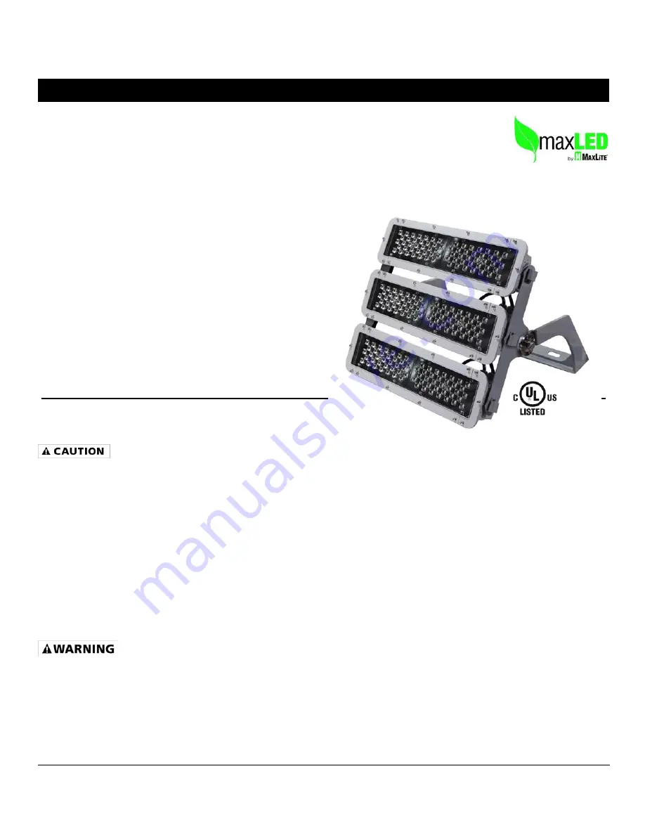 MaxLite StaxMax Скачать руководство пользователя страница 1