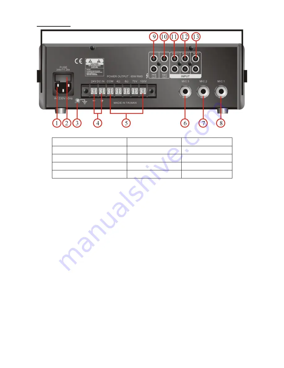 Maxmeen MG-601E Instruction Manual Download Page 6