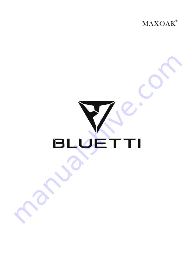 MAXOAK Bluetti AC100 User Manual Download Page 1