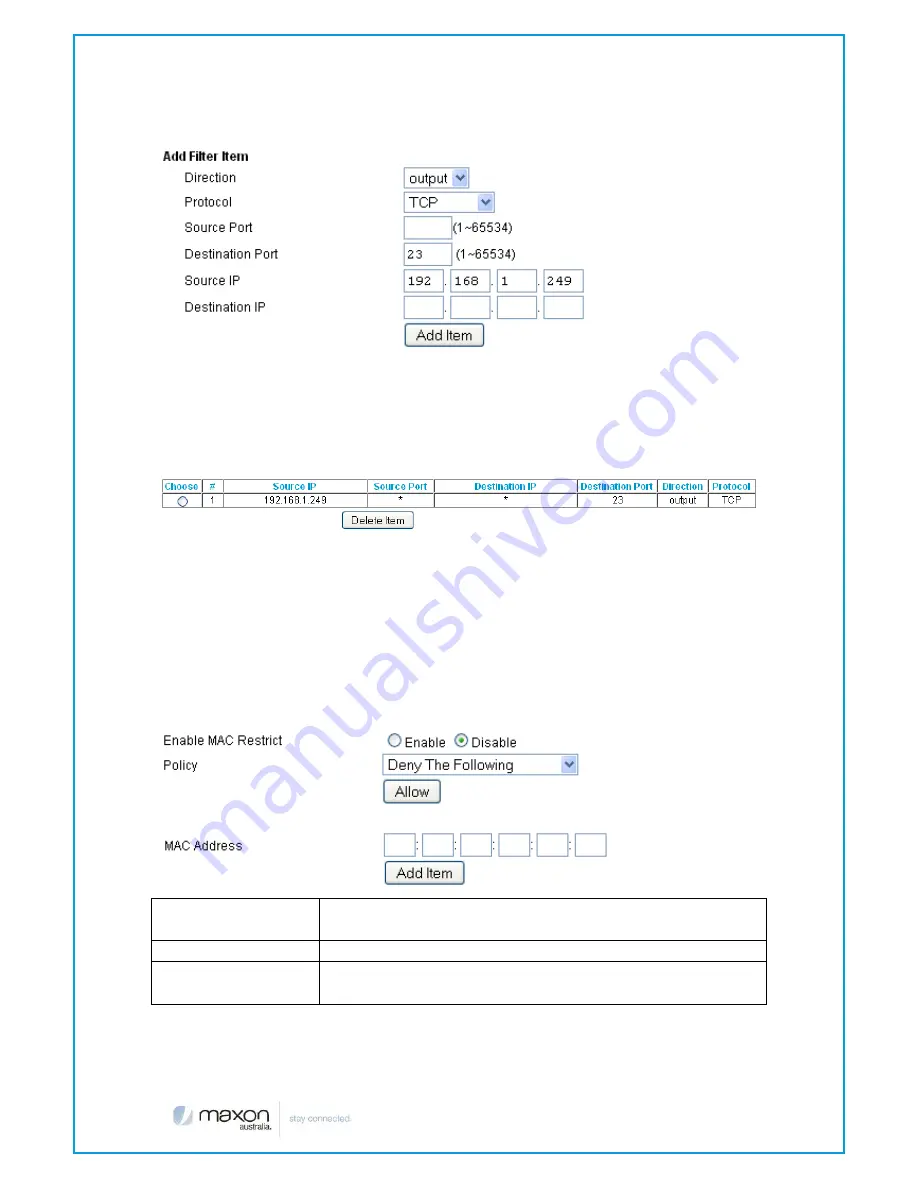 Maxon DataMax MA100-1010 User Manual Download Page 27