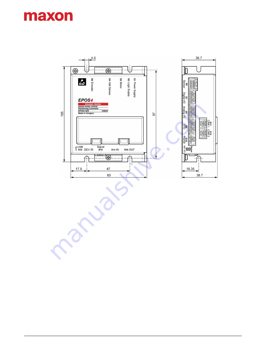 Maxon EPOS 50/5 Скачать руководство пользователя страница 13