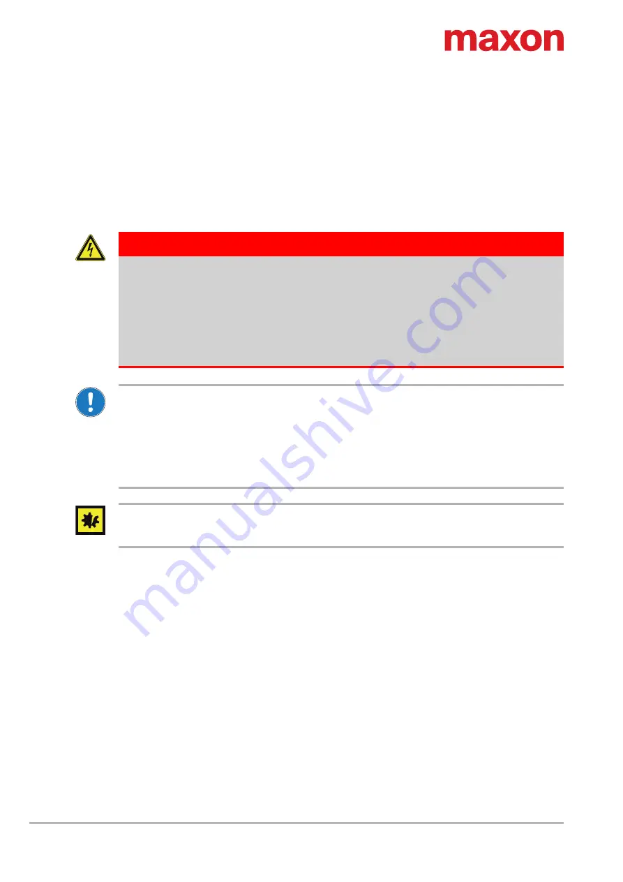 Maxon ESCON 50/4 EC-S Hardware Reference Manual Download Page 8