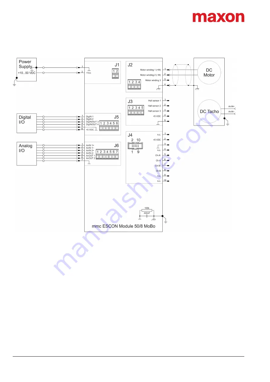 Maxon ESCON Module 50/8 Скачать руководство пользователя страница 52