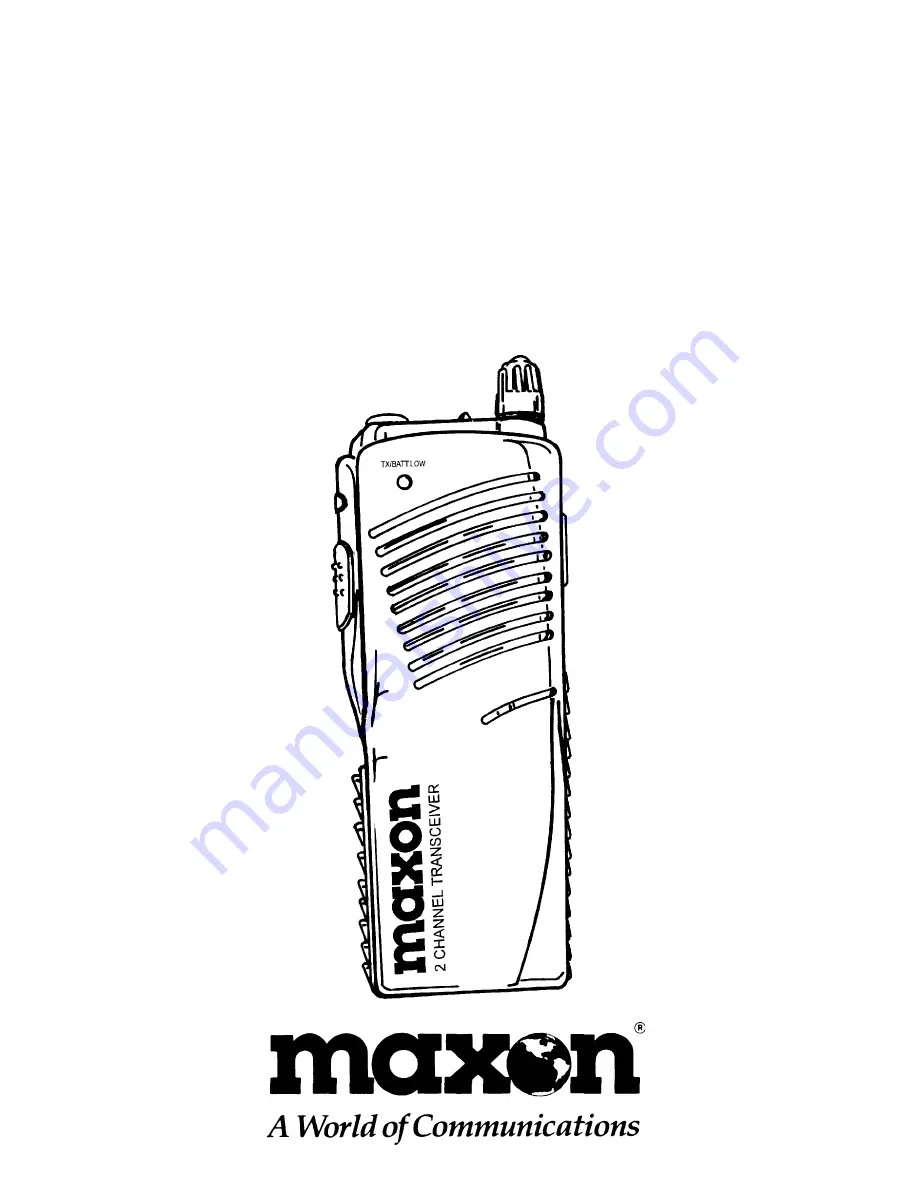 Maxon GMRS-21X Owner'S Manual Download Page 1