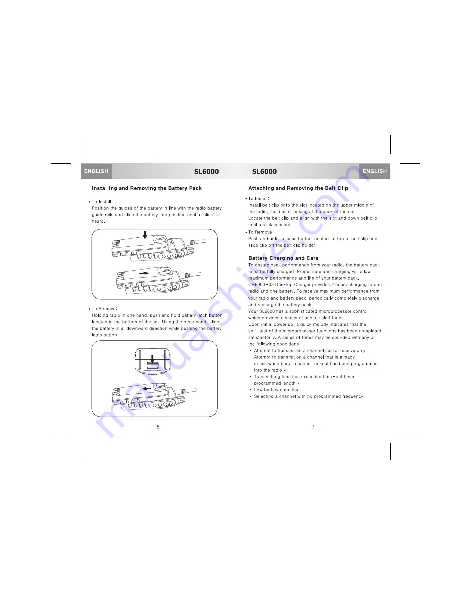 Maxon SL6000 Series Service Manual Download Page 5