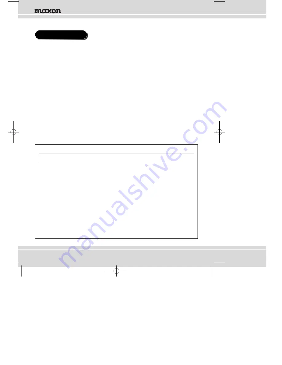 Maxon TJ-3000 Series User Manual Download Page 3