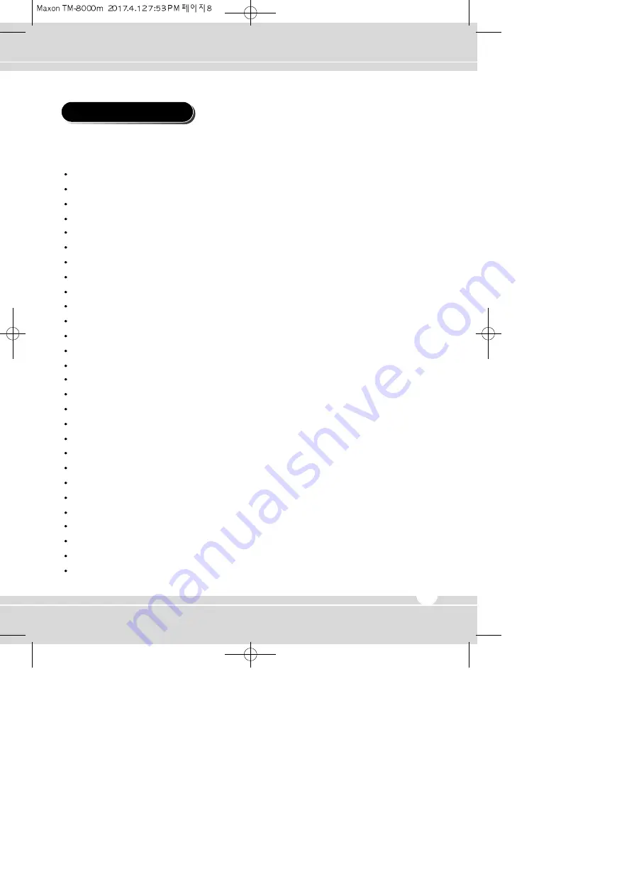 Maxon TM-2102 User Manual Download Page 8