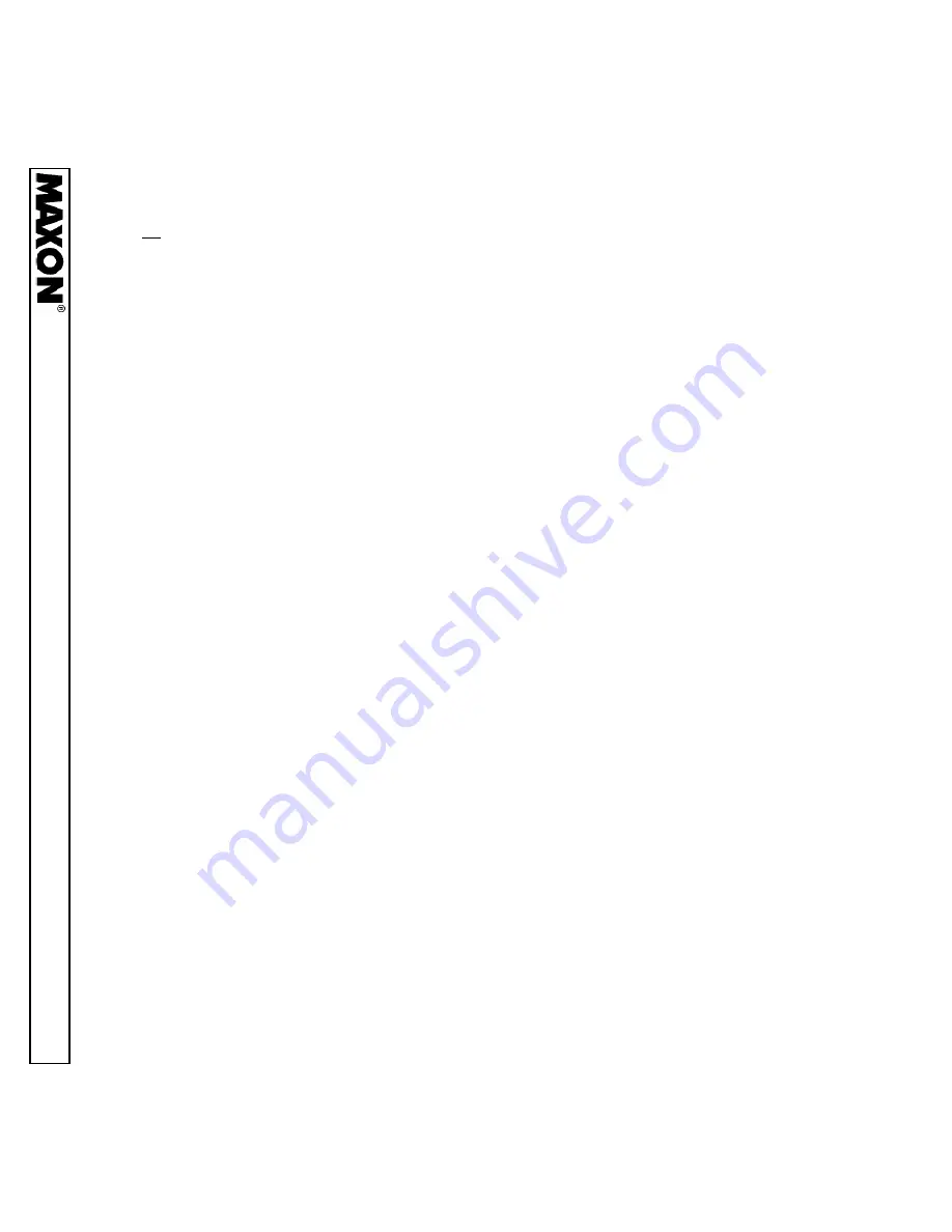 Maxon TUK-A-WAY 72-150 LMV Maintenance Manual Download Page 6