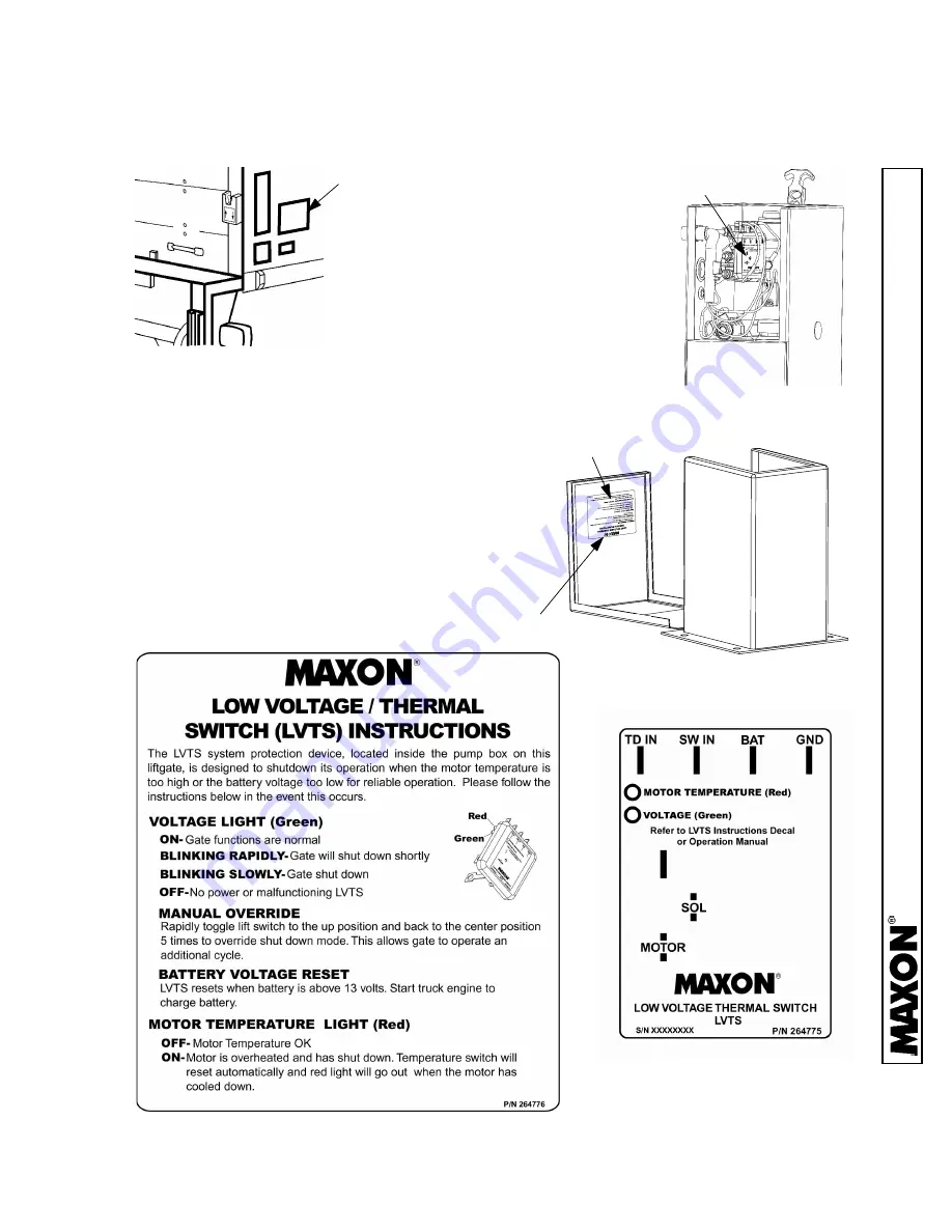 Maxon TUK-A-WAY 72-150 LMV Maintenance Manual Download Page 19