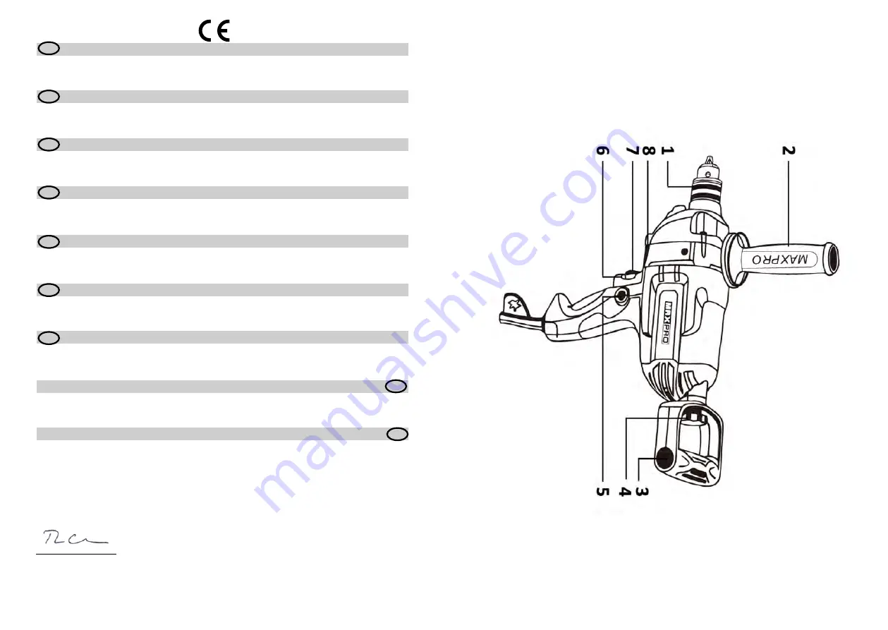 MaxPro PROFESSIONAL 111-1300 Manual Download Page 2