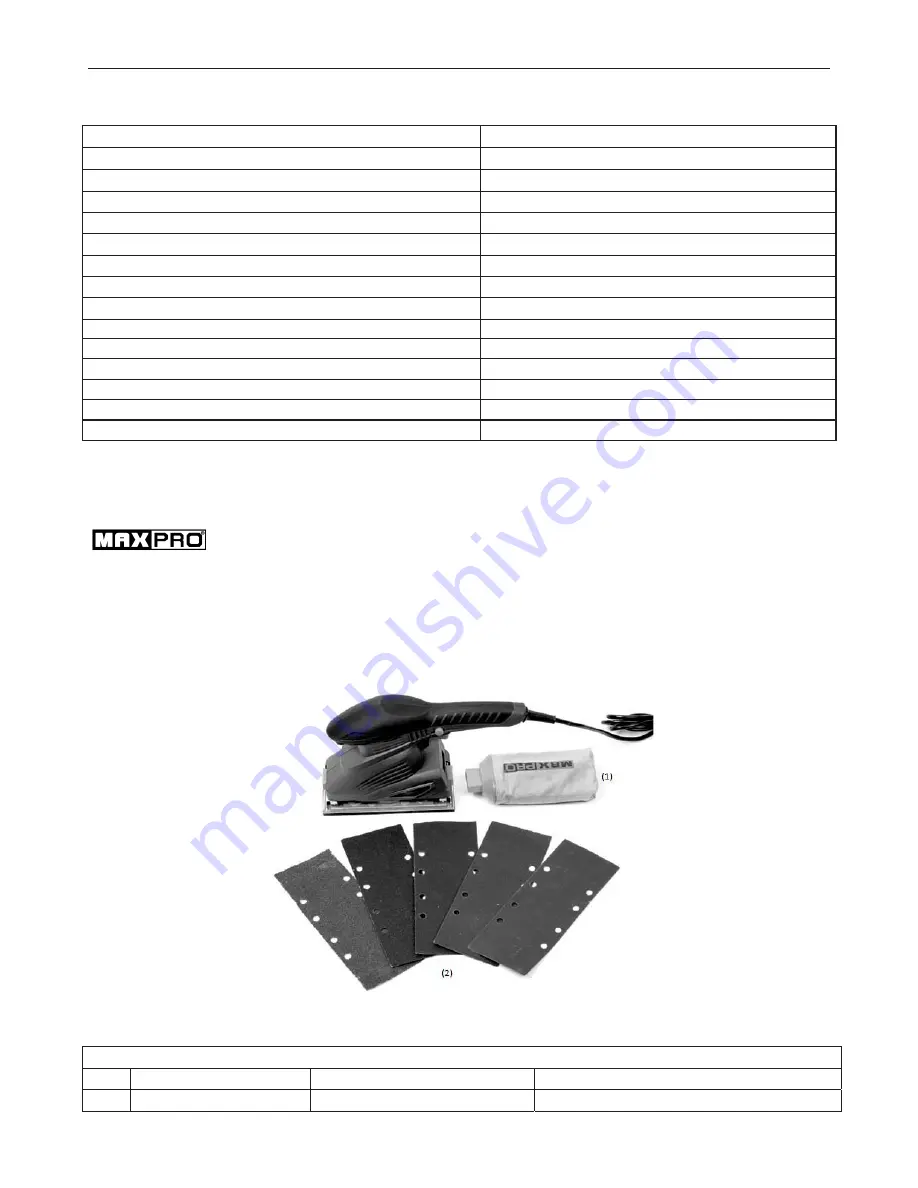 MaxPro MPFS250VQ User Manual Download Page 33