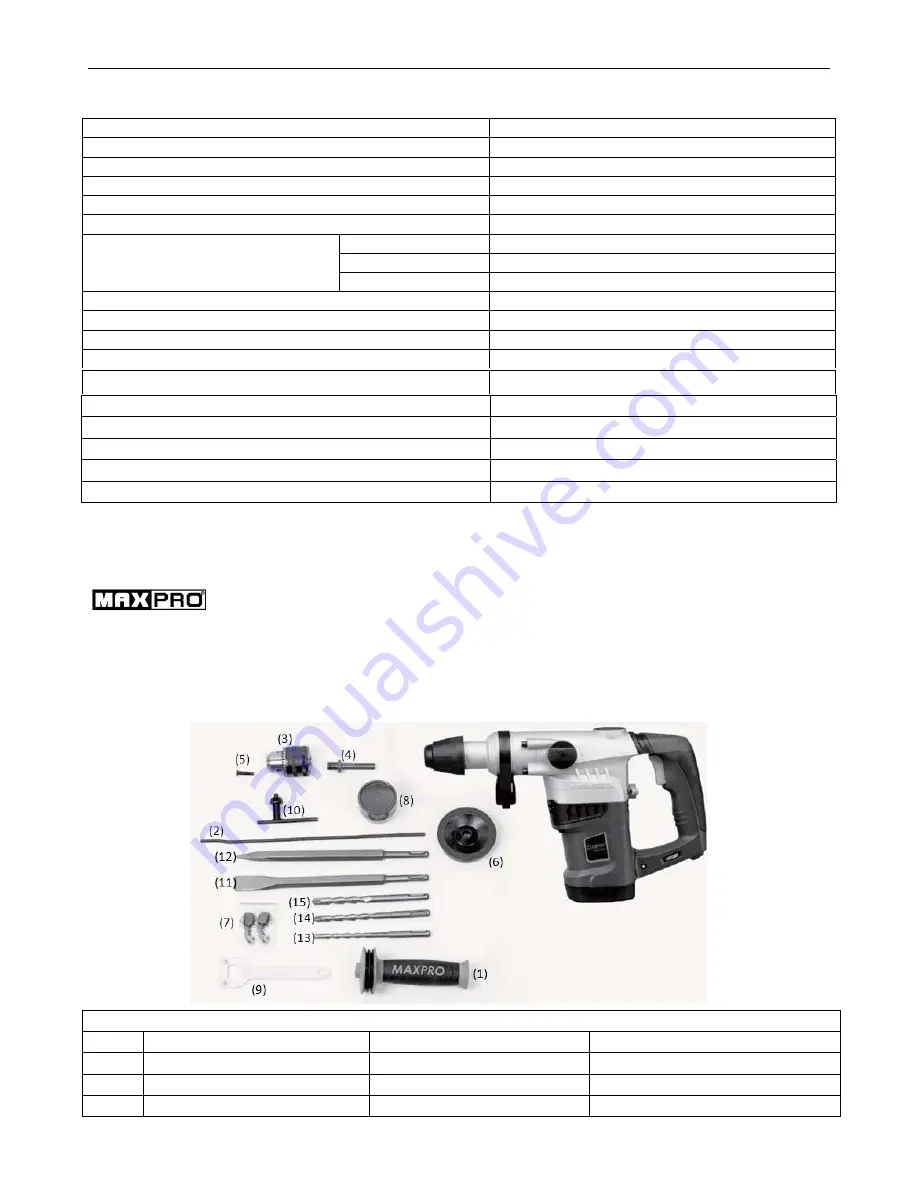 MaxPro MPRH1250/32V Скачать руководство пользователя страница 28