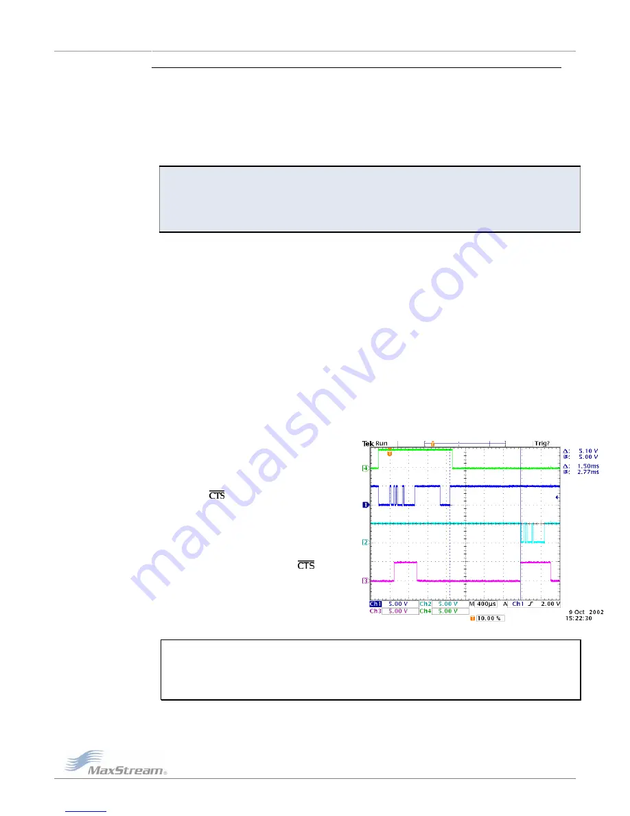 MaxStream XStream X09-001 Series Product Manual Download Page 17