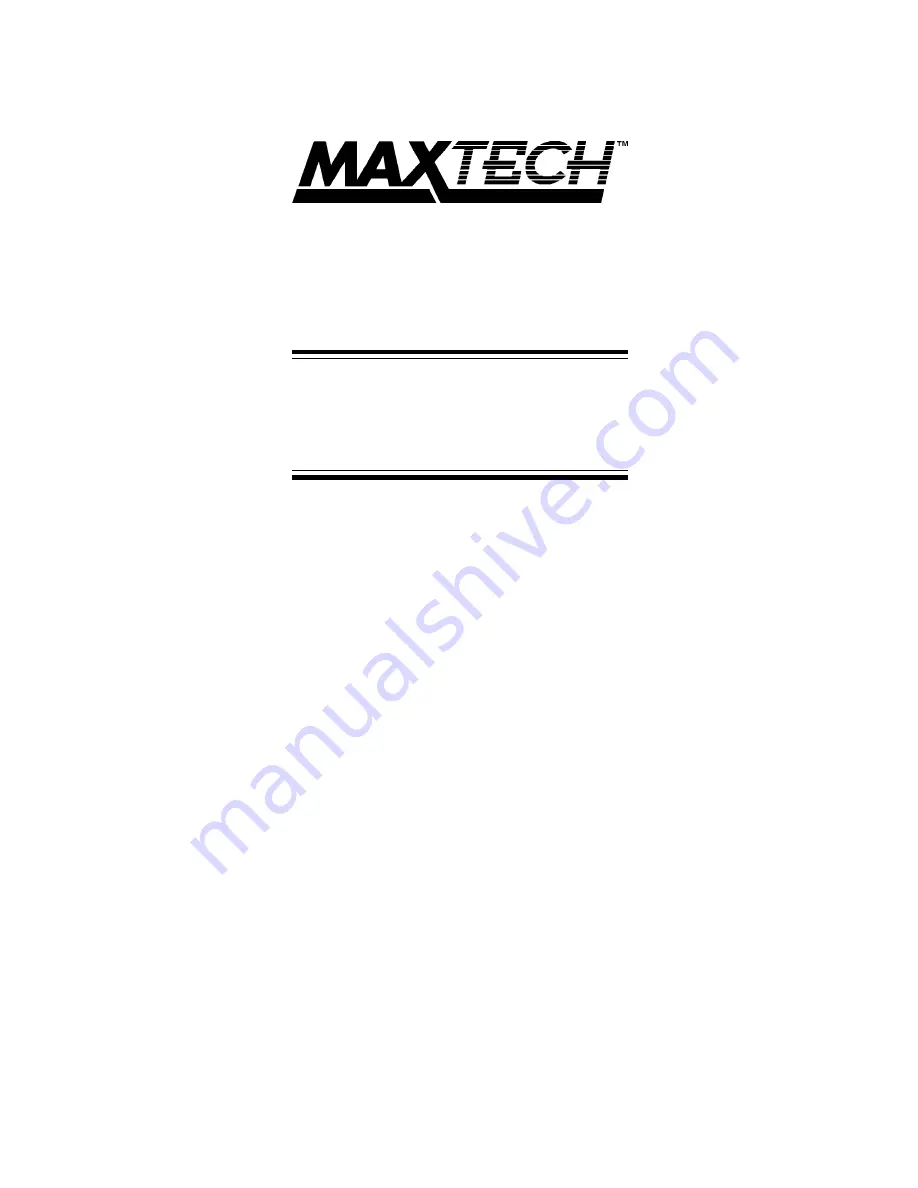 MaxTech XT4871 Скачать руководство пользователя страница 1