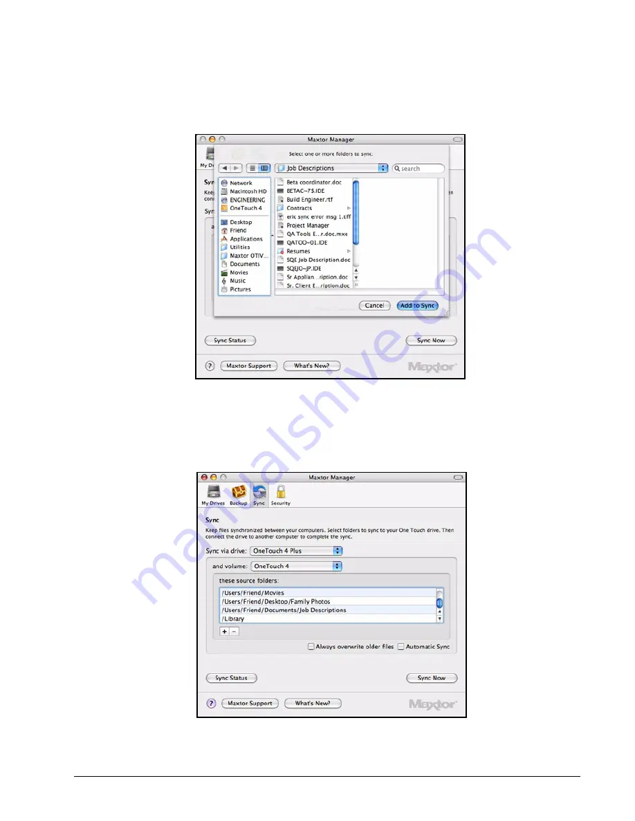 Maxtor Maxtor OneTouch 4 Mini User Manual Download Page 54