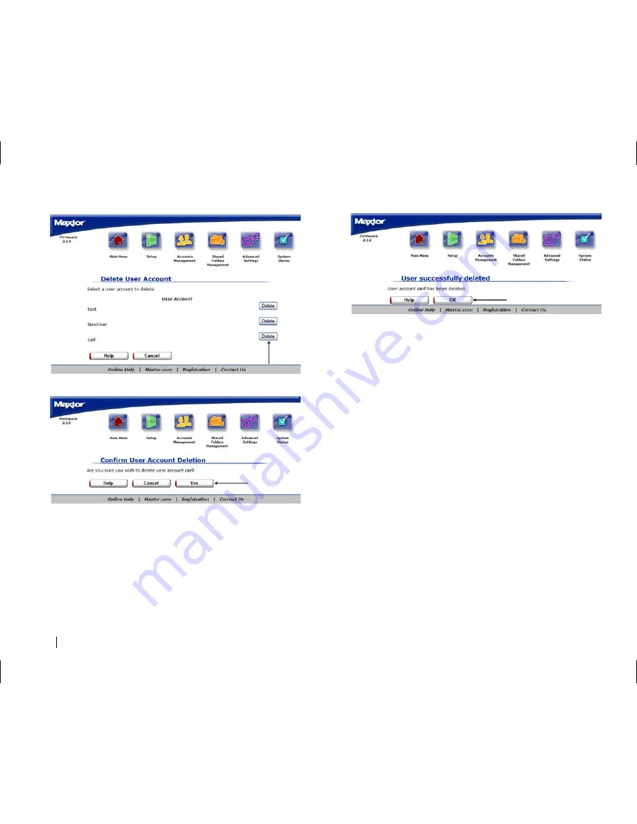 Maxtor Shared Storage Plus+ User Manual Download Page 44