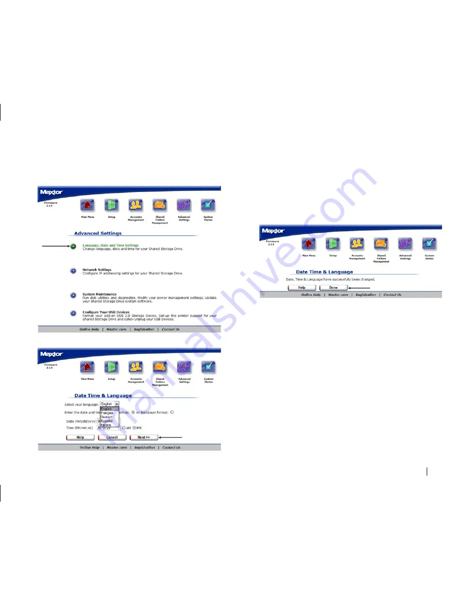 Maxtor Shared Storage Plus+ User Manual Download Page 55