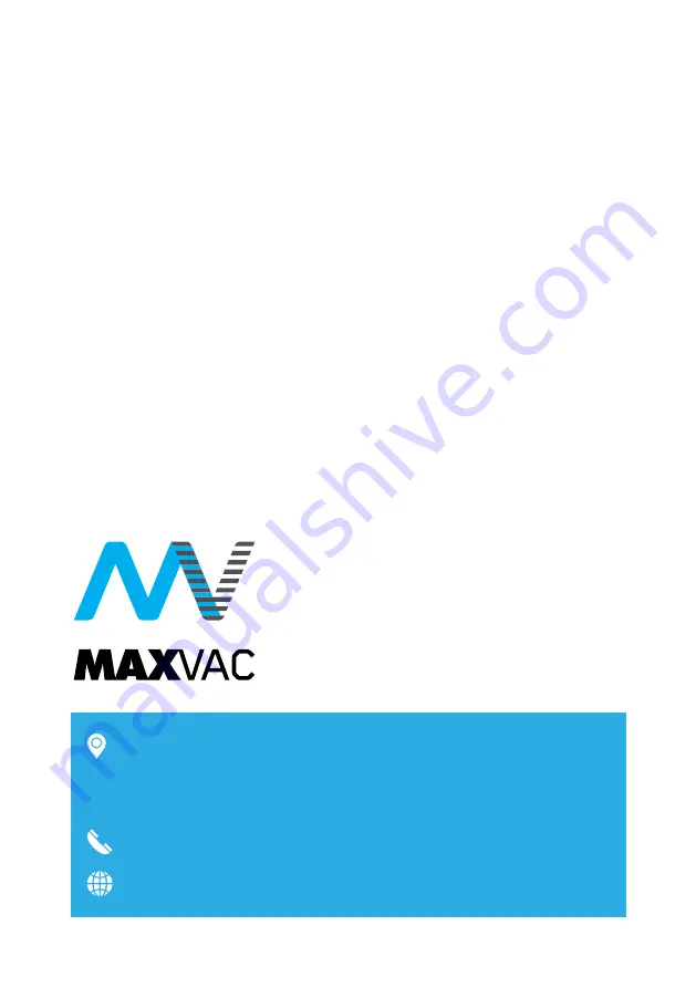 MaxVac MEDI 4e Instruction Manual Download Page 20