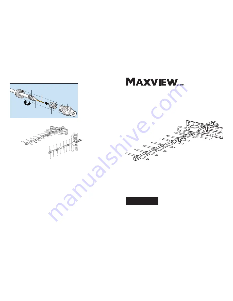 Maxview MXR0010/KIT Assembly Instructions Download Page 1