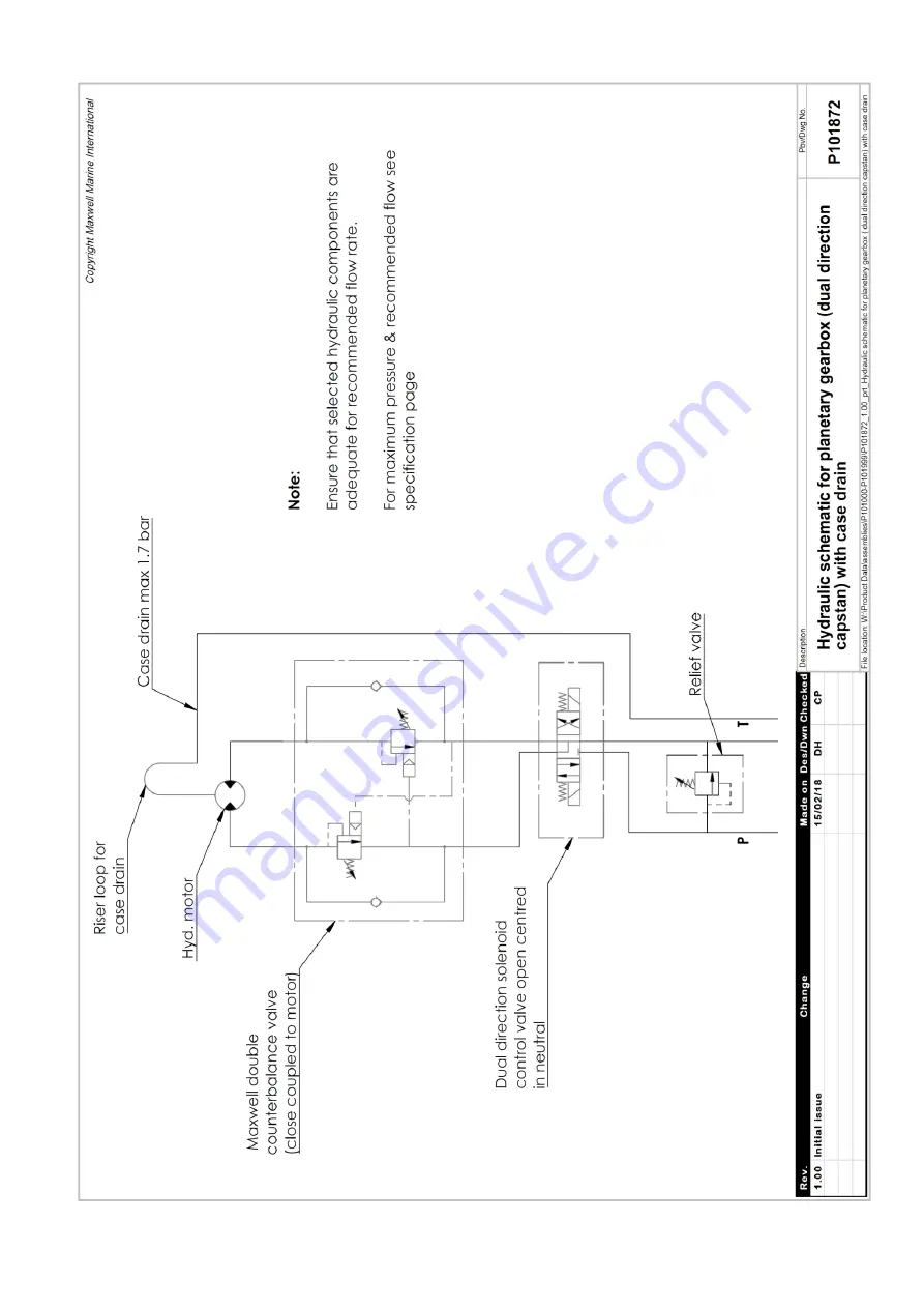 Maxwell CAPSTAN 8000 Series Manual Download Page 22