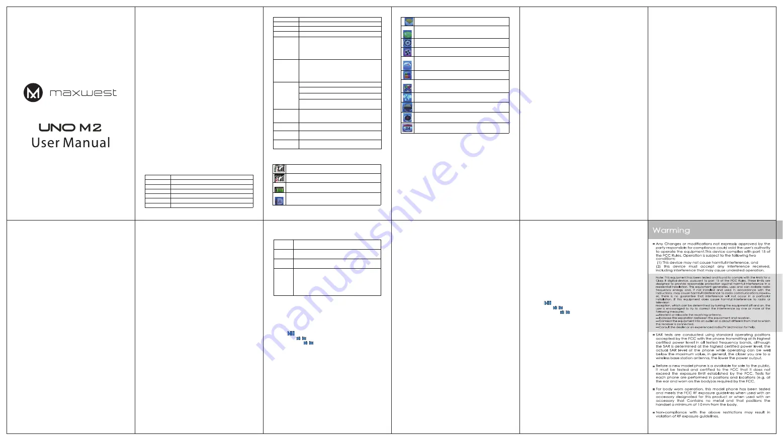 MaxWest UNO M2 User Manual Download Page 1