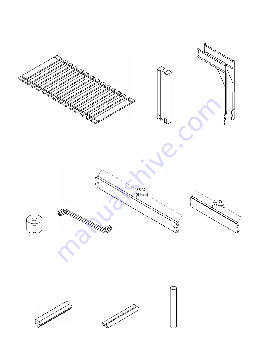 Maxwood Furniture Jackpot Low Loft Bed with End Ladder Скачать руководство пользователя страница 4