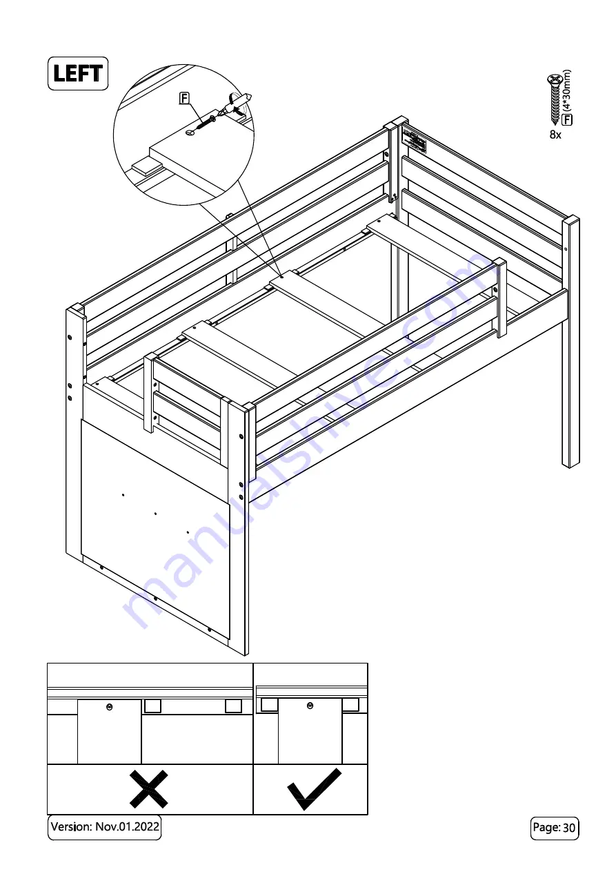 Maxwood Furniture ROOMS TO GO KIDS LOW LOFT Скачать руководство пользователя страница 30