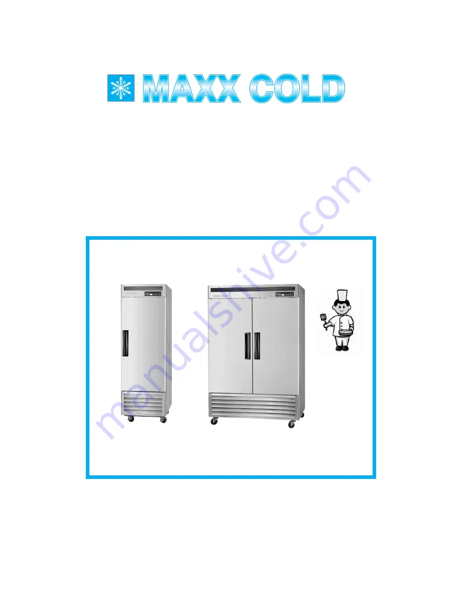 Maxx Cold MCF-23FD Installation And Operation Manual Download Page 1